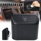 Mini Car Trash Can with Lid, Waterproof Car Trash Bin Storage Box (1 Pc)