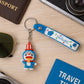 Cute Silicone 3D Key Chain with Metal Hook & Strap (Pack of 1)