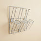 Wall-Mounted Stainless-Steel Cup & Mug Holder Rack (25 x 25 cm, 1 Pc)
