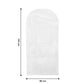 Pack of 5 Hanging Garment Cover Bags for Wardrobe (60 × 120 cm)