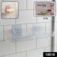 Wall-Mounted Transparent Soap Dish Holder Set