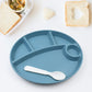 Biodegradable 5-Compartment Food Plate for Kids, BPA-Free (1 Pc)