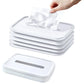 Simple Silicone Tissue Holder – Cube/Cylinder Tissue Box for Bathroom, Office