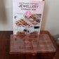 2-Layer Acrylic Jewelry Storage Box with 30 Compartment Dustproof Organizer