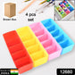 Desktop Storage Organizer Box Set - 5 Grid Compartments (4-Piece)