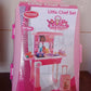 Kitchen Set Kids with Suitcase Role Play Cooking Toy for Girls & Boys (3+)