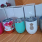 Stainless Steel Vacuum Insulated Mug with Lid, Tumbler (1 Pc / Mix Design & Color)