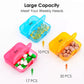 Weekly 7 Day Rainbow Color Pill Organizer Box
