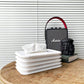 Simple Silicone Tissue Holder – Cube/Cylinder Tissue Box for Bathroom, Office