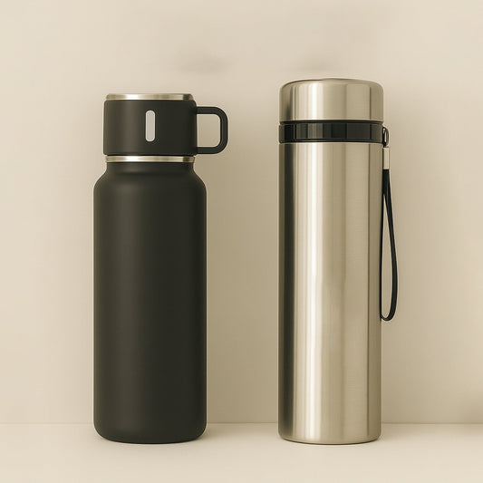 Stainless Steel Vacuum Insulated Water Bottle 900ML Approx (Mix Color)
