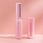 Rechargeable Mini Hair Straightener,  Three Temperature Adjustments Flat Iron Comb (1 Pc)