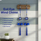 Decorative Evil Eye Hanging Wind Chime Set (2 Pc Set)