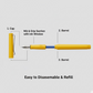 2In1 Everlasting Pencil Replaceable Head With Eraser, Inkless Pencils Eternal, Infinite Pencil, Portable Everlasting Pencil Reusable Erasable, Magic Pencils for Kids Painting Stationary (13 Pcs Set)