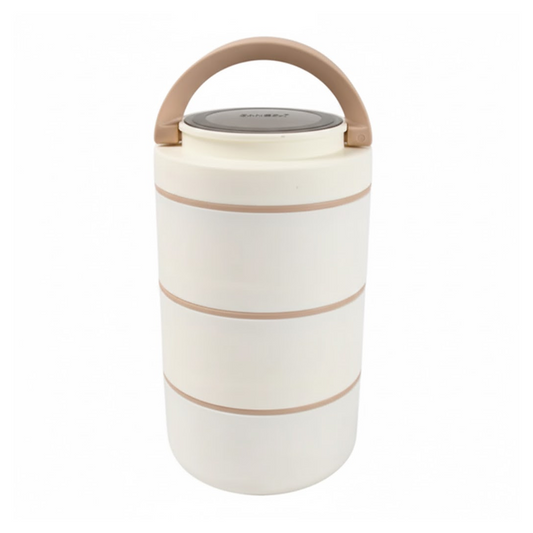 Ganesh Smart Stack 3 Layer Portable Lunch Box  for Office, School, Picnic (3 Layer)