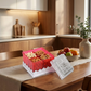 Ruby Dry fruit Storage Container - Attractive Design Box for Home & Kitchen