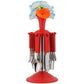 High-quality 24-piece cutlery set with stainless steel finish and comfortable plastic handles.