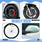 Car Wheel Hub Reflective Car Stickers, Night Warning (20 Pcs Set/ Multicolored)