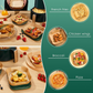 Square Air Fryer Disposable Paper Liner  (50 Pcs Set / 160mmx45mm)