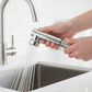 Rotating Splash Filter Faucet Sprayer Head Double O-ring Design For Bathroom Kitchen