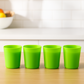 Plastic Drinking Glass Set For Drinking Milk Water Juice (Pack of 4)