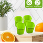 Plastic Drinking Glass Set For Drinking Milk Water Juice (Pack of 4)