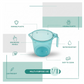 Bathroom Essentials: Stylish Mug for Organization (Muga, Mix Color)