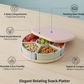 Large Compartment Box | Creative Divided Food Fruit Plate