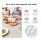 Large Compartment Box | Creative Divided Food Fruit Plate