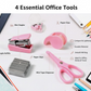 Mini Office Stationery Set (4 Pcs Set)
