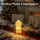 Lantern Shape LED Crystal Lamp for Festive & Holiday Decoration