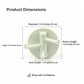 180° Rotating Punch-Free 3-Hook Sticky Hook – 1 Pc