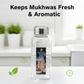 Plastic Transparent Mukhwas Bottle With Steel Cap Kitchen Storage Bottle (1 Pc)