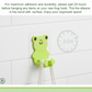 Plastic Adhesive Cable & Socket Holder – 2-Piece Set for Office, Home & Restaurant