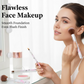 Floral Makeup Brush Set for Eyes, Lips, and Face (5 Pc)