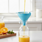 3 in 1 Kitchen Funnel Set of 3, Funnel for Filling Bottle, Small Canning Funnel with Handle, Food Grade Plastic Funnel with Detachable Strainer Filter for Liquid, Dry Ingredients, and Powder