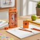 Football & Basketball Stationery Kit – Pencil, Sharpener & Eraser (Birthday Gift)