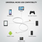 Fast Charging For Android & Data Transfer, Long Micro Cable (1000 Mm)