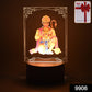 Hanuman Ji 3D Frame with Light