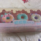 Cute donut erasers perfect for school gifts