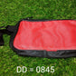 Red multipurpose pouch with zipper