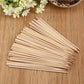 Colorful bamboo skewers for grilling and BBQ