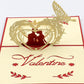 3D -Up Greeting Card (1 Pc): Birthday, Love, Christmas