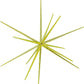 3D Gold Star Hanging Decoration Star, Acrylic Look Hanging Luminous Star
