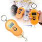 Handy digital scale with easy readability.