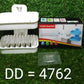 Plastic soap holder with a vacuum dispenser and double layer construction for durability