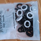 Small Ponytail Rubber Bands for Hair (Pack of 50 / Multicolour)