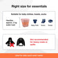 Portable Washing Machine, Foldable Washer and Dryer Combo (1 Set / Mix Color)