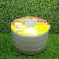 White plastic sprout maker, 4 compartments.