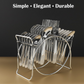 Stainless Steel Cutlery Set with Elegant Storage Stand (24 Pc)