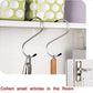 Strong stainless steel S-shaped hooks for reliable hanging solutions.